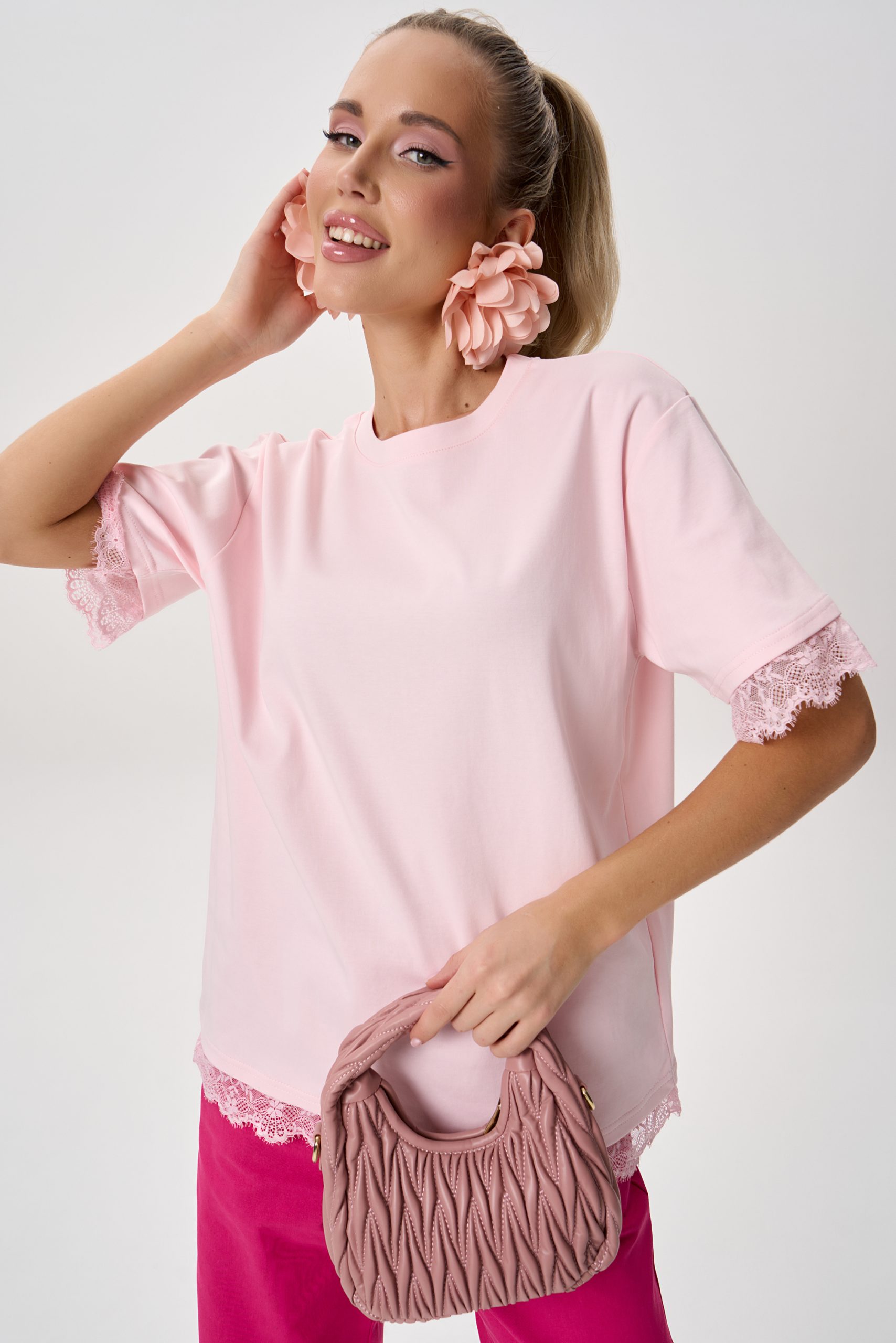 Футболка Бэль (розовый)