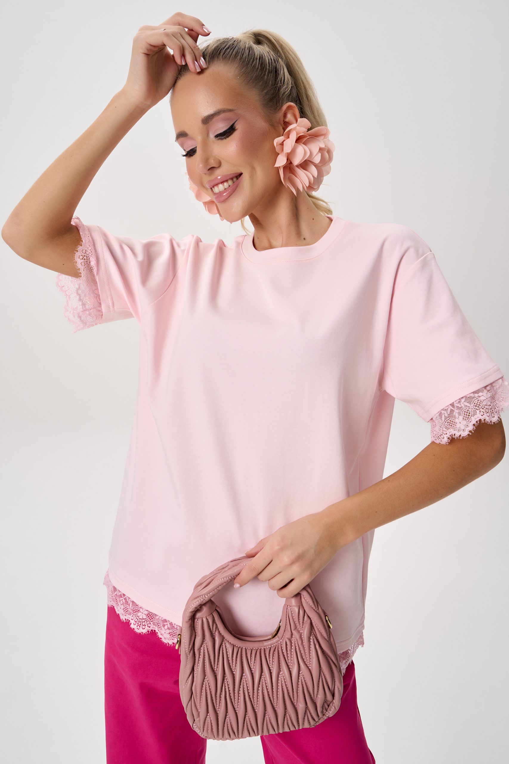 Футболка Бэль (розовый)