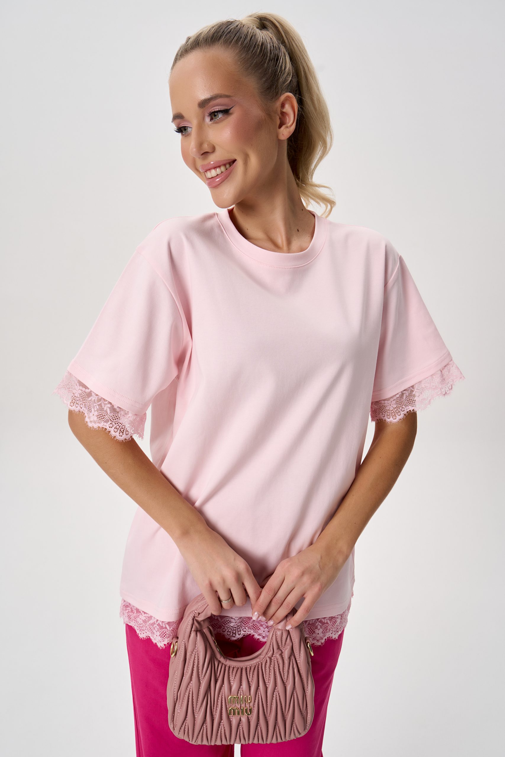 Футболка Бэль (розовый)