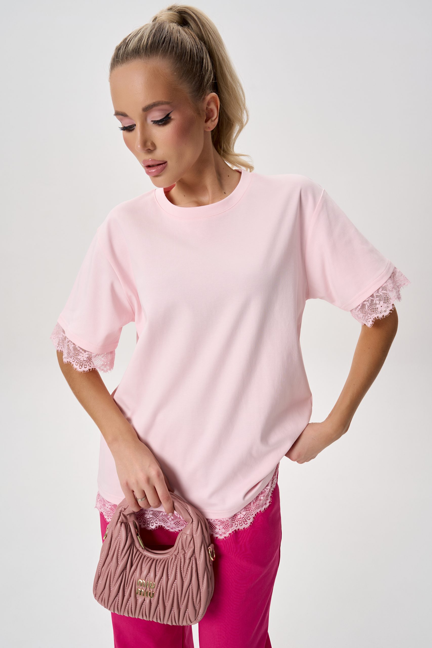 Футболка Бэль (розовый)