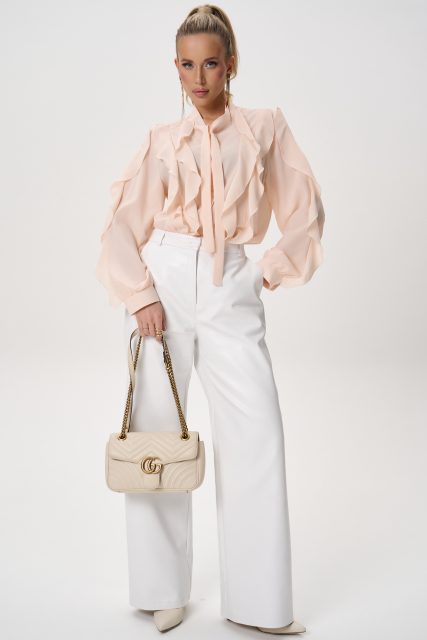 Кожаные брюки Бритни