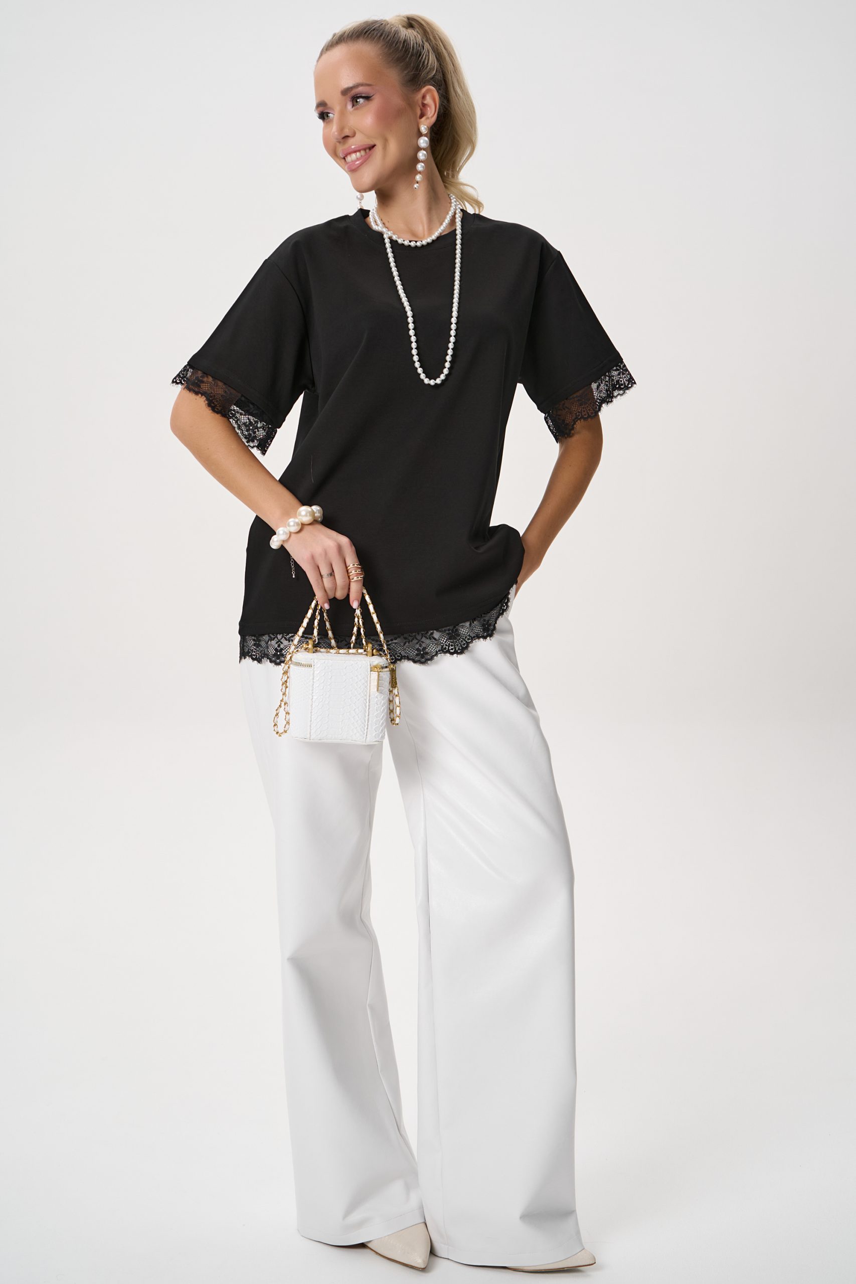 Футболка Бэль (чёрный)