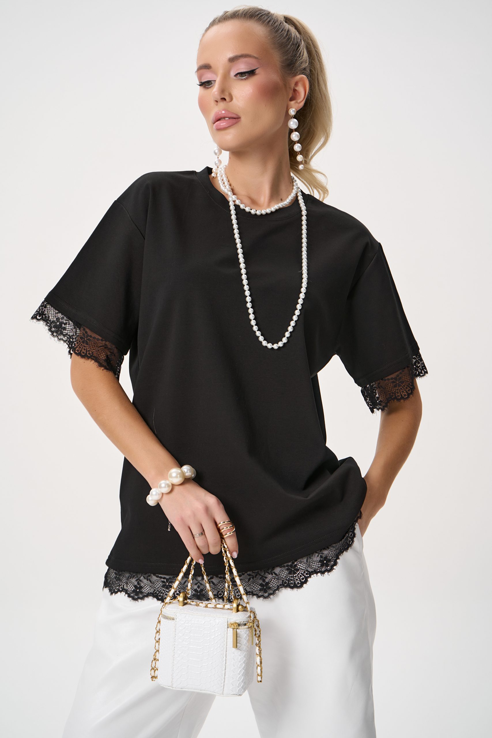 Футболка Бэль (чёрный)