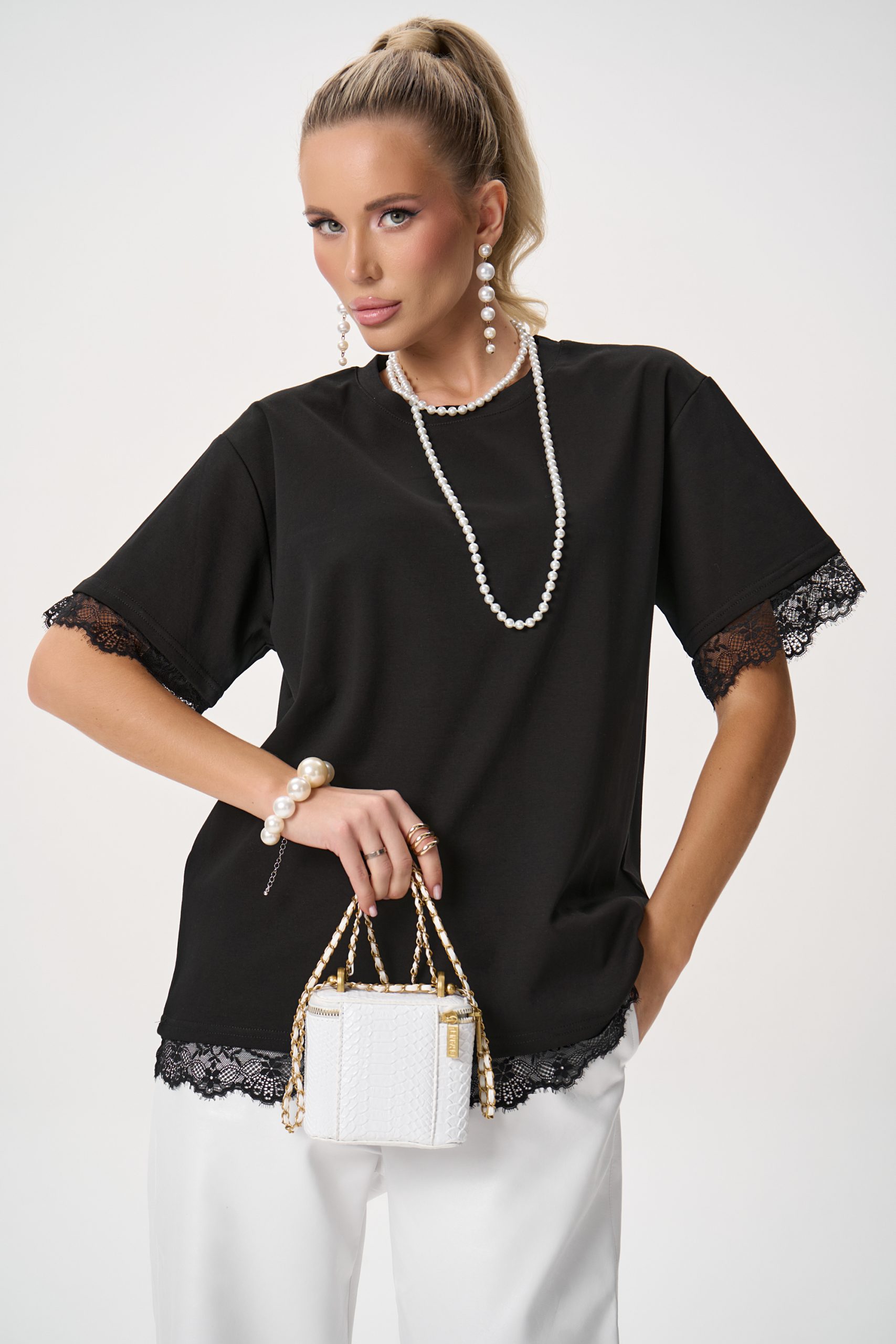 Футболка Бэль (чёрный)