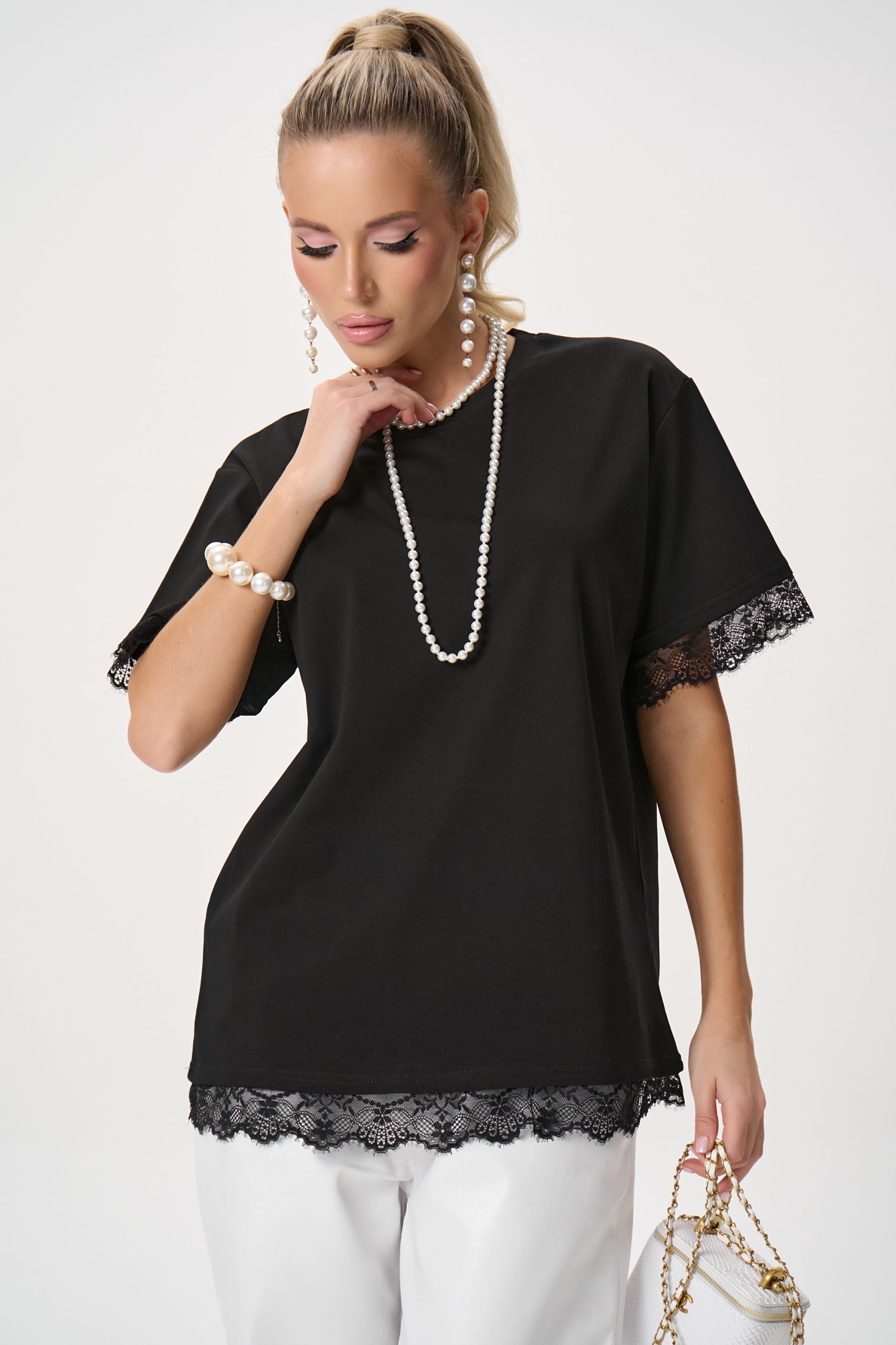 Футболка Бэль (чёрный)