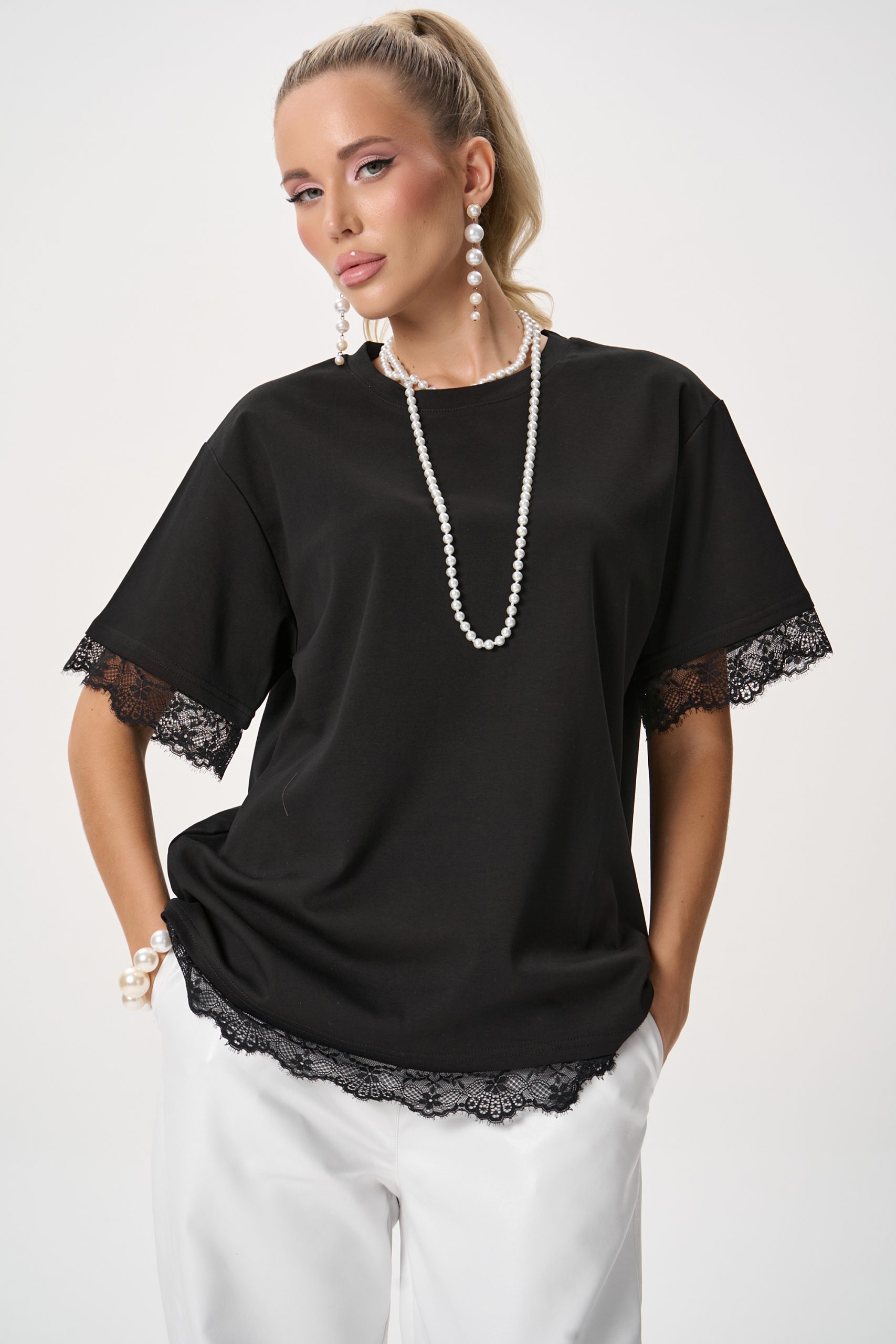 Футболка Бэль (чёрный)