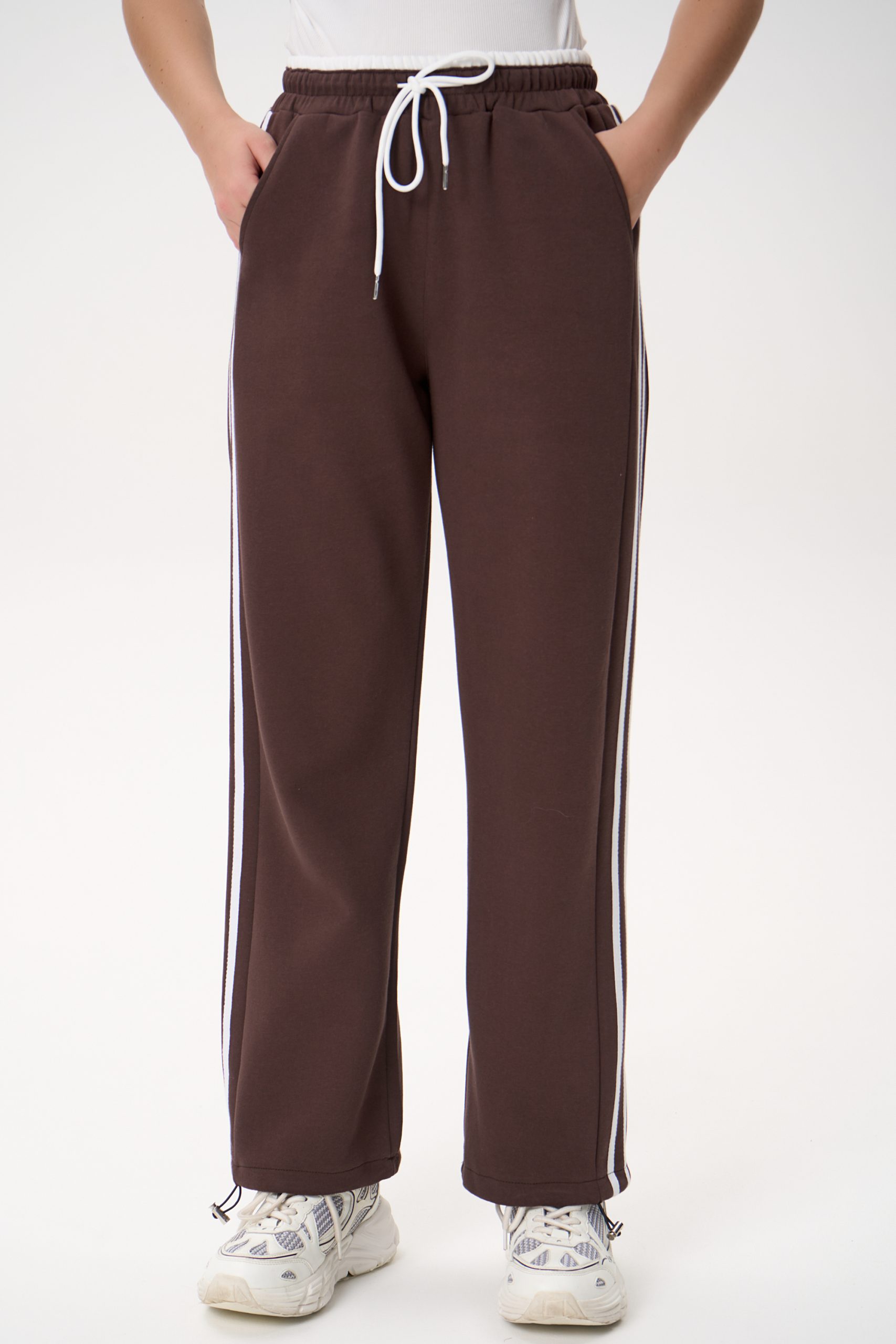 Брюки спортивные Юнис (шоколадный)