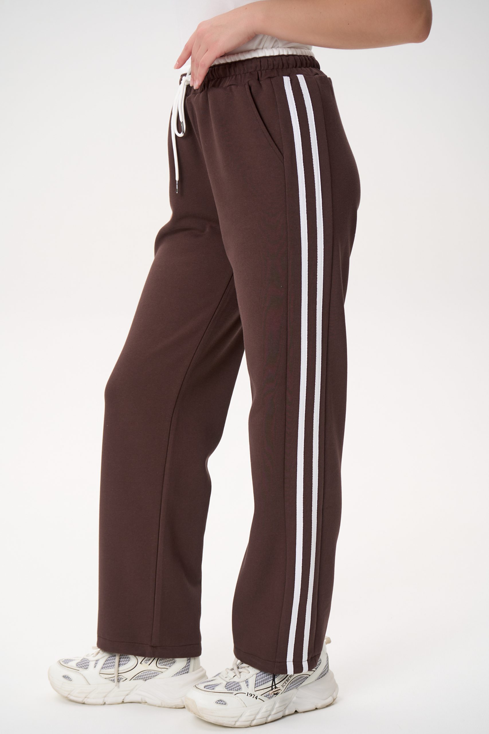 Брюки спортивные Юнис (шоколадный)