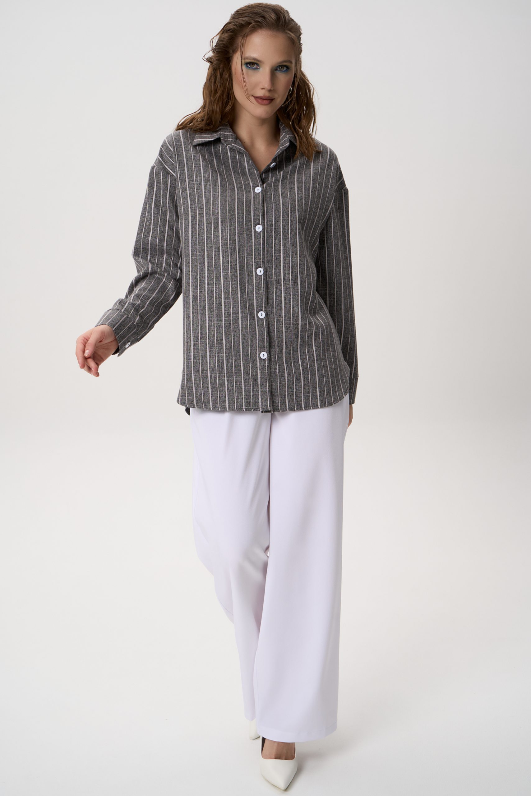 Рубашка Аркада (серый)