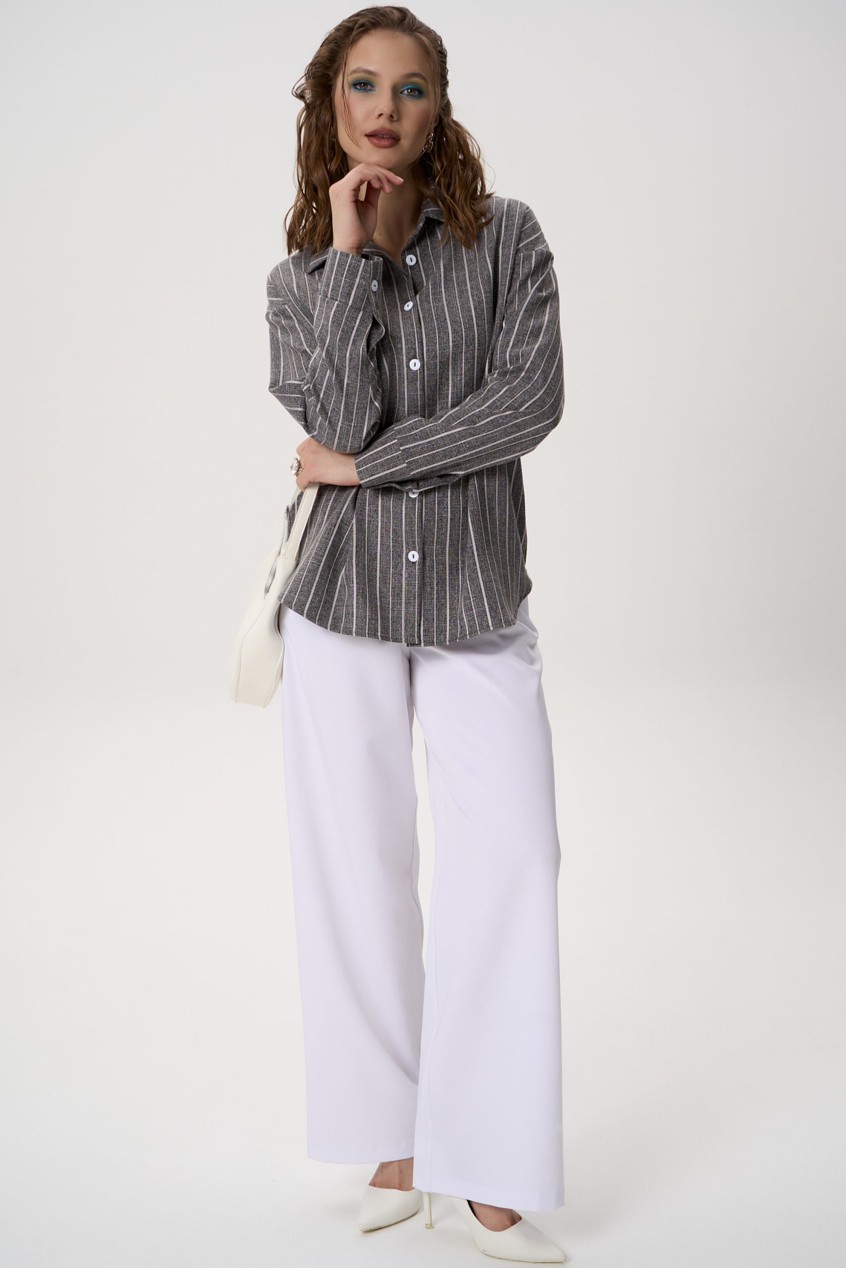 Рубашка Аркада (серый)