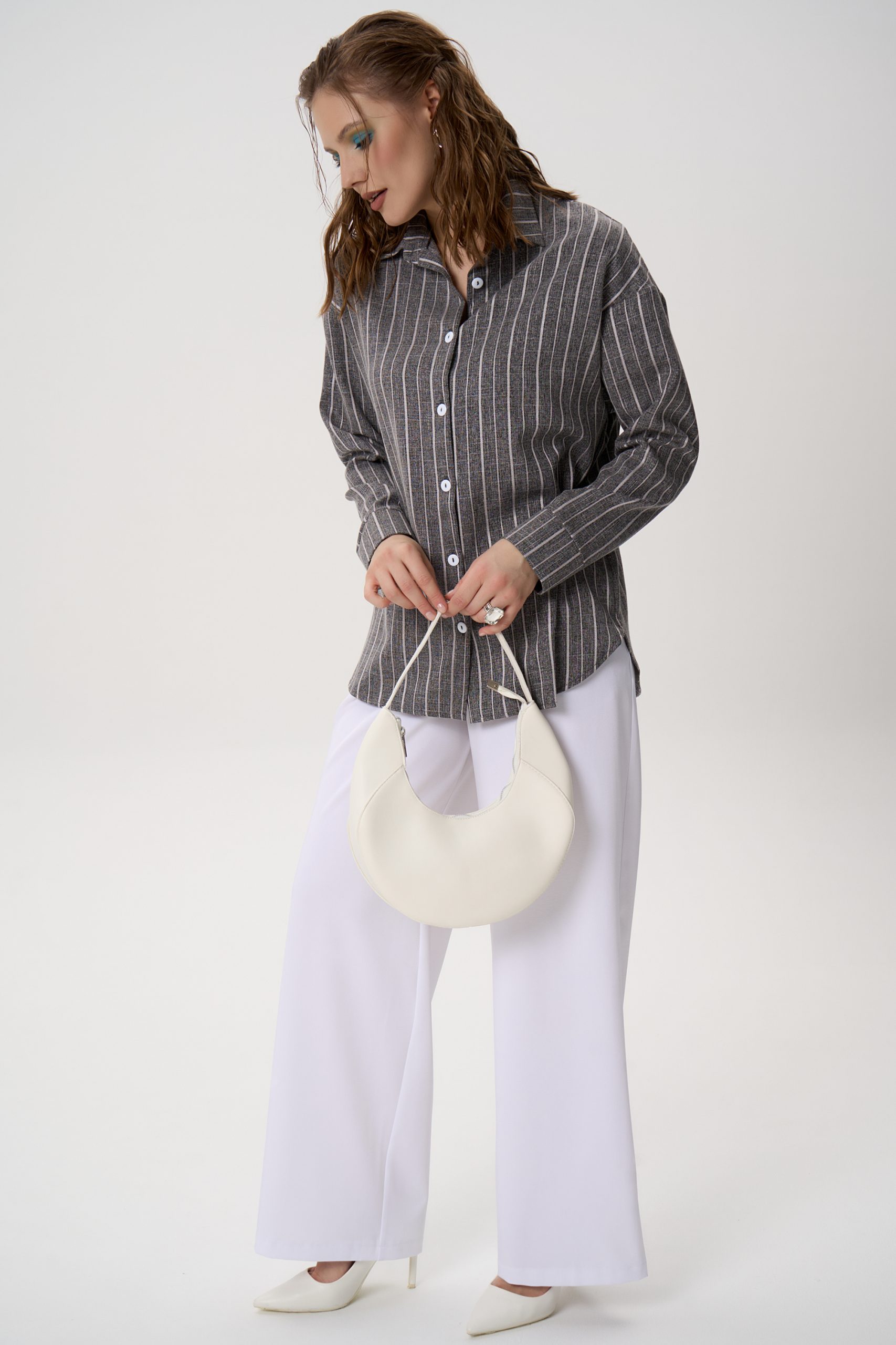 Рубашка Аркада (серый)