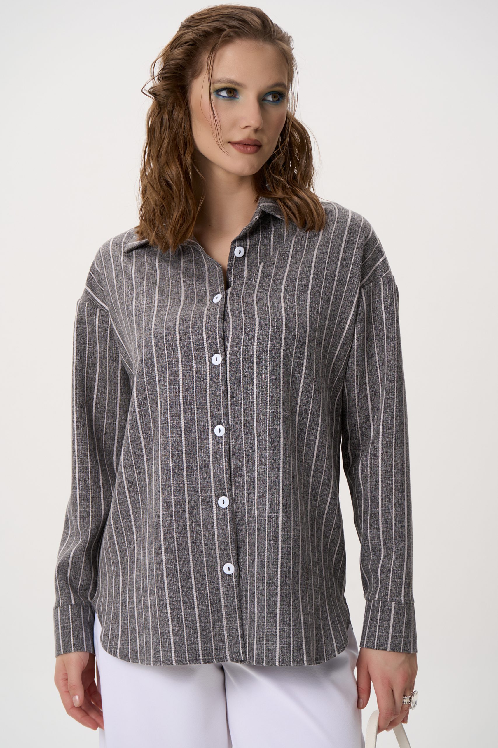 Рубашка Аркада (серый)