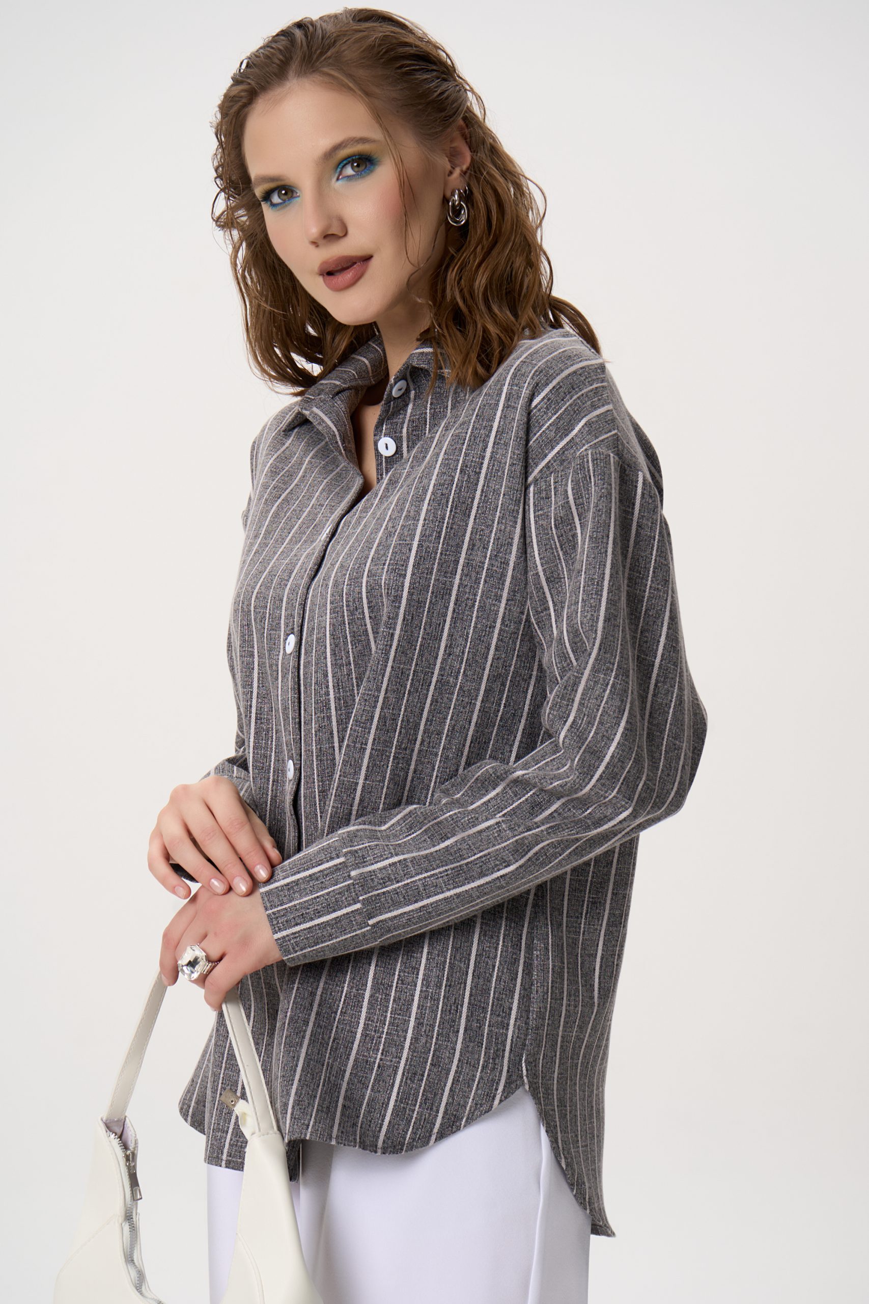 Рубашка Аркада (серый)