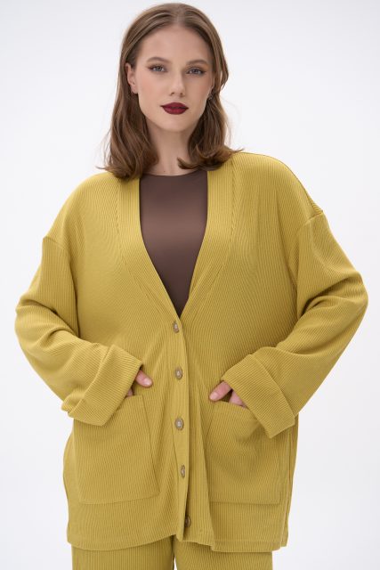 Кардиган Эмили (горчичный)