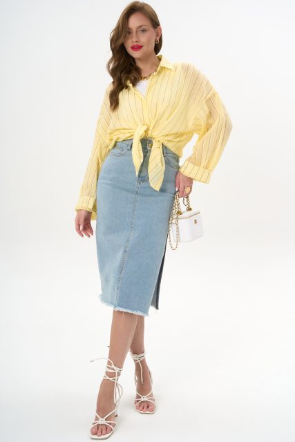 Рубашка Ханна (жёлтый)