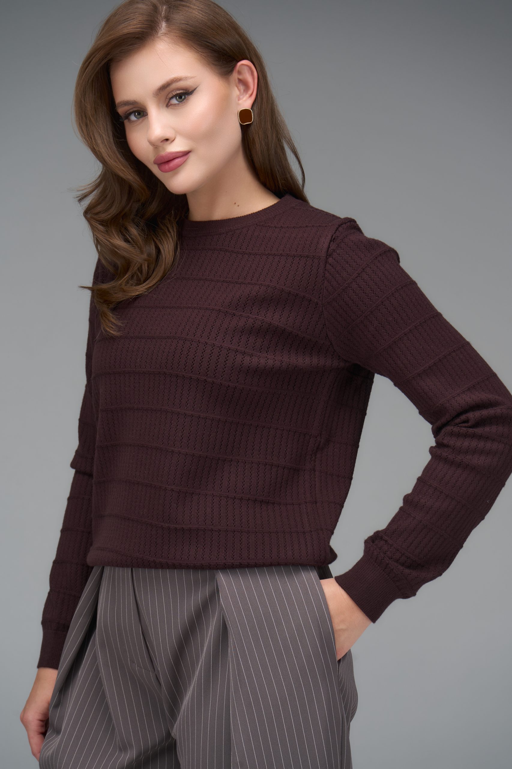 Джемпер Джесс (шоколадный)