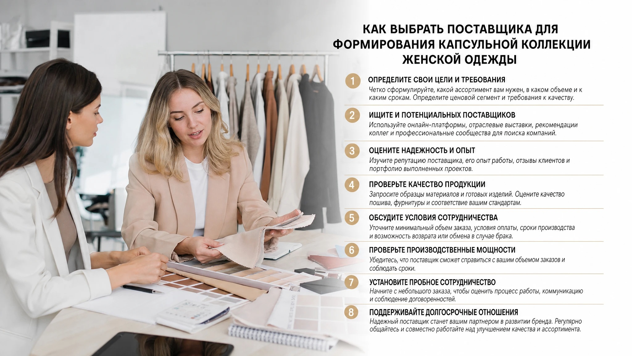 Как выбрать поставщика для формирования капсулы