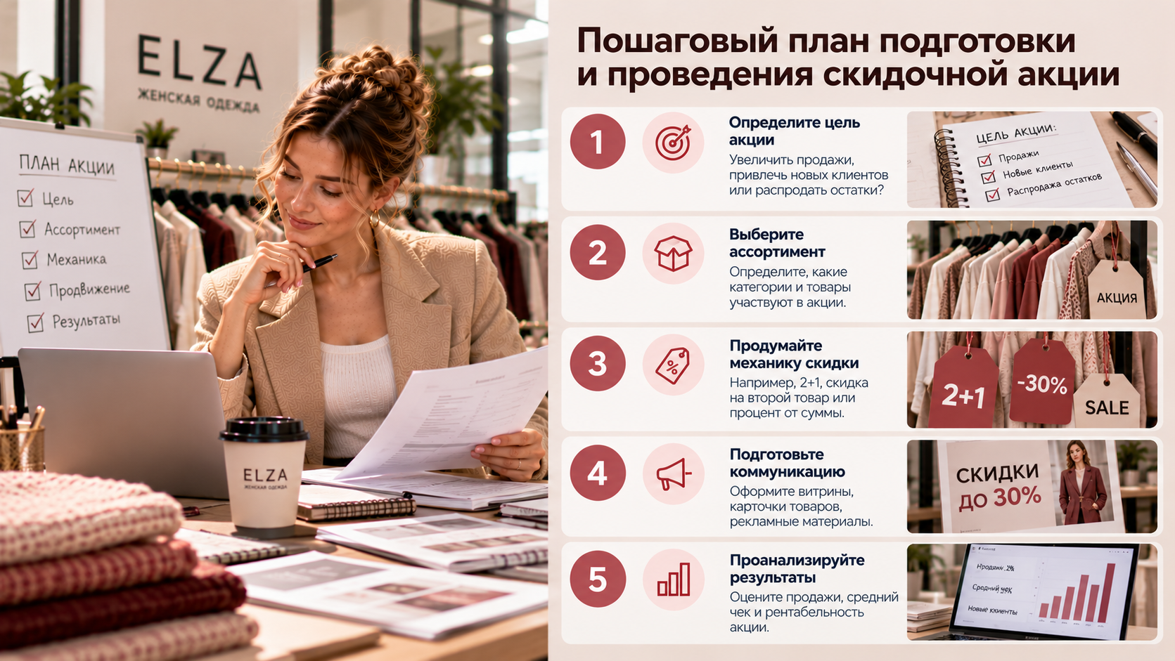 Пошаговый план подготовки и проведения скидочной акции