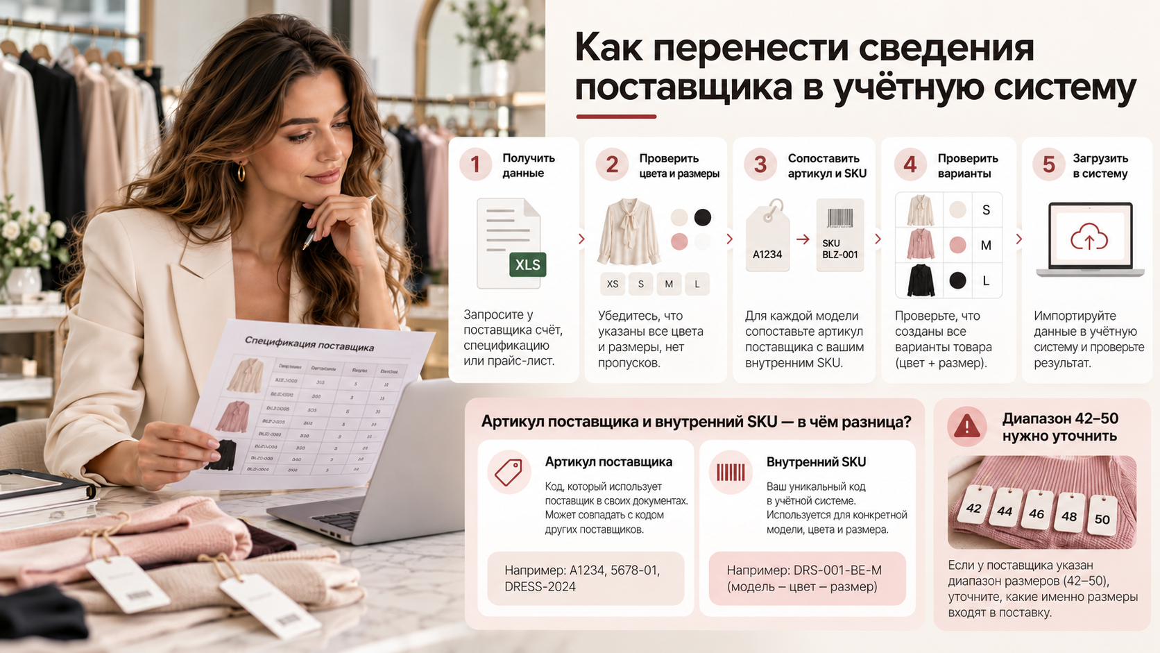 Как перенести сведения поставщика в учётную систему