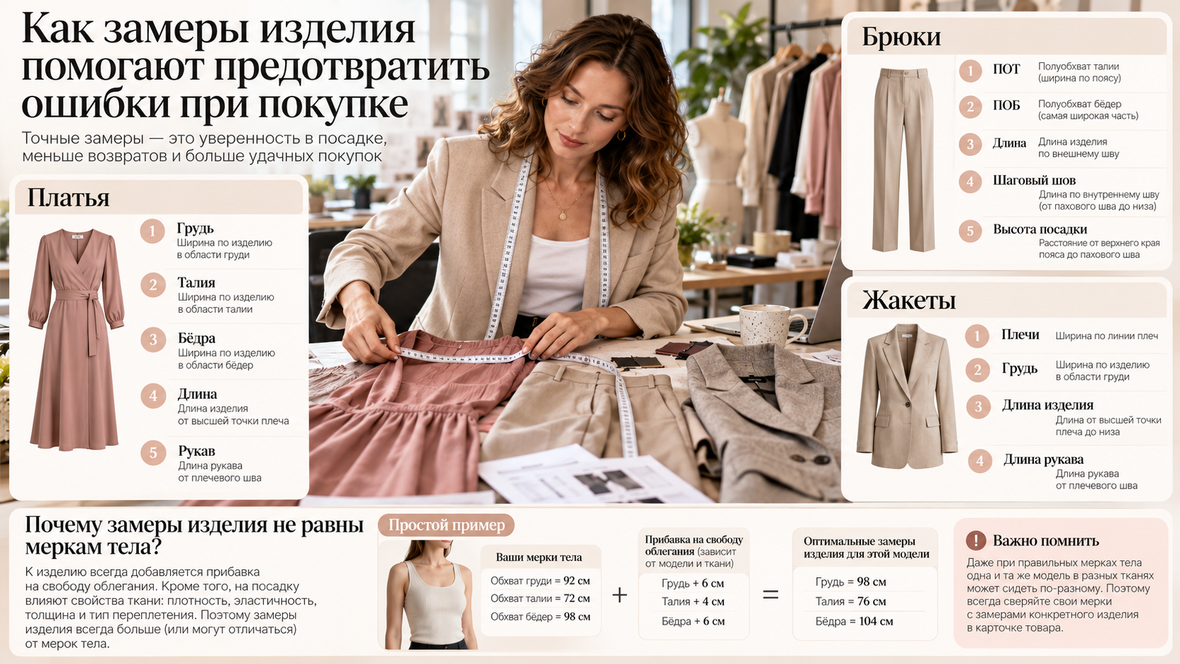 Как замеры изделия помогают предотвратить ошибки при покупке