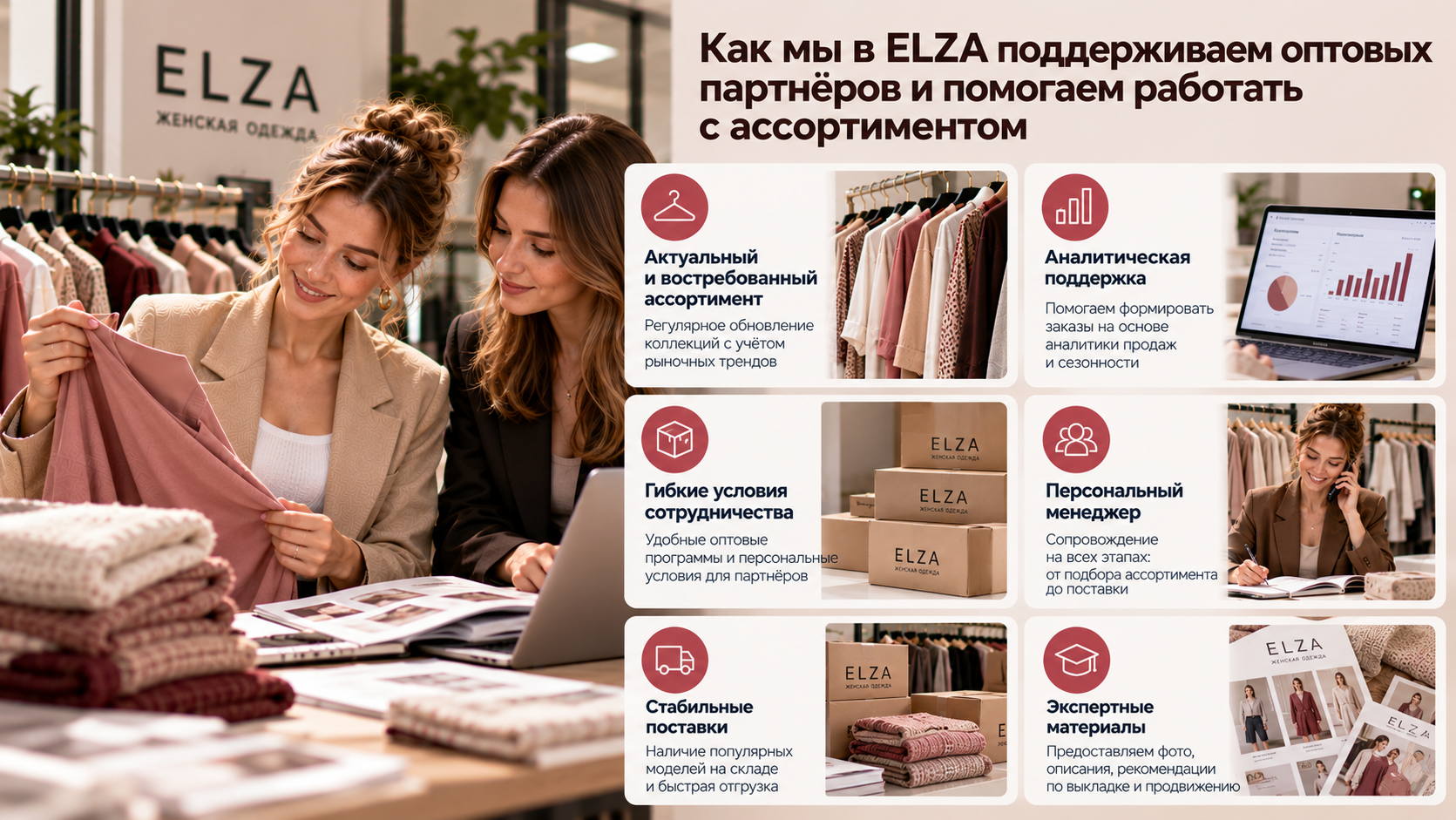 Как мы в ELZA поддерживаем оптовых партнёров и помогаем работать с ассортиментом