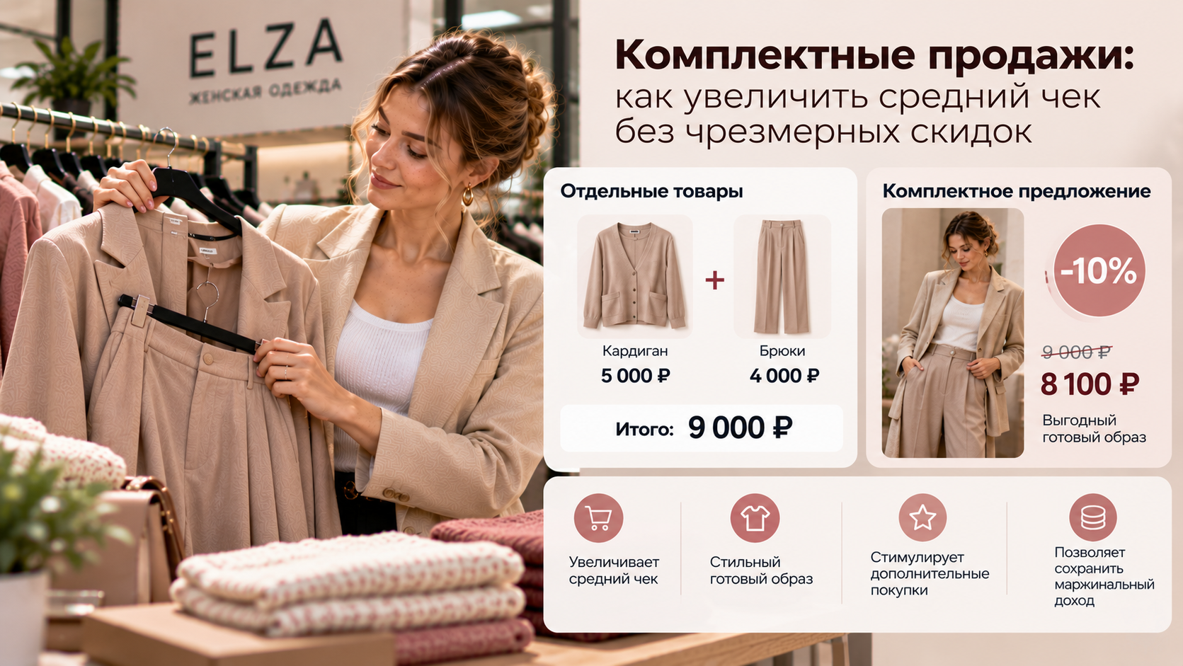 Комплектные продажи: как увеличить средний чек без чрезмерных скидок