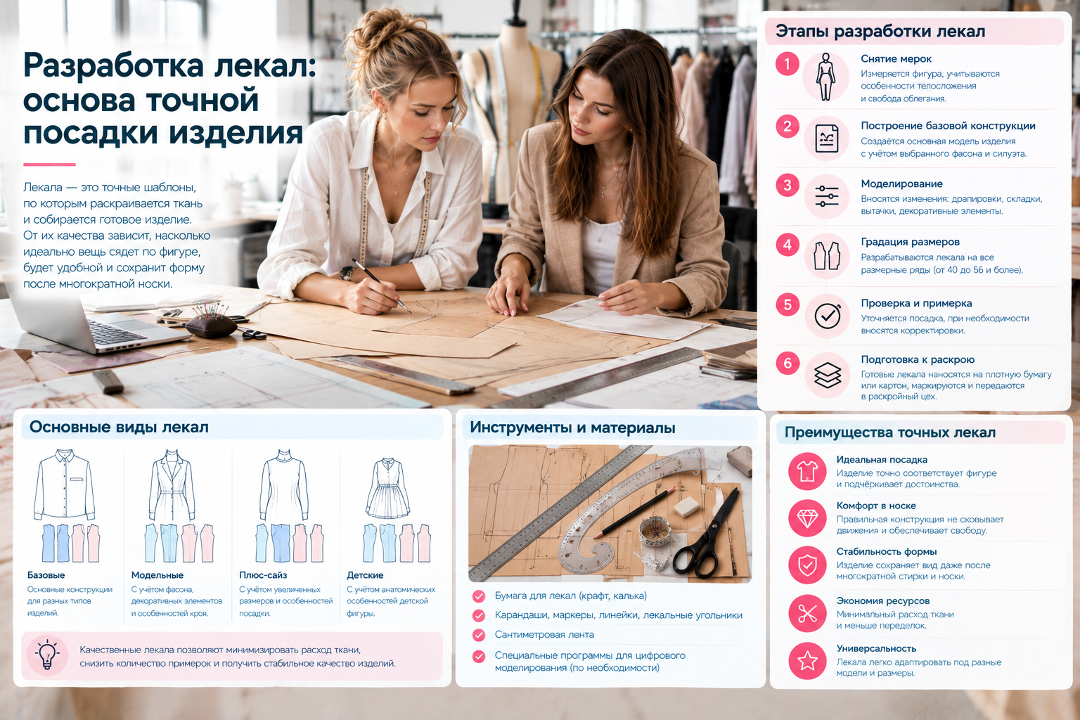 Разработка лекал: основа точной посадки изделия