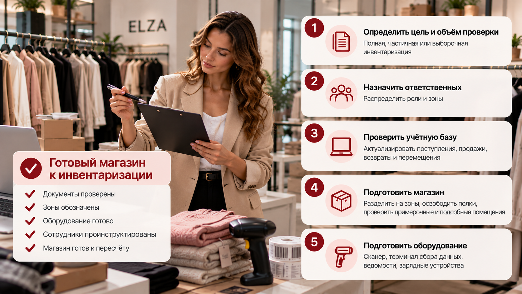 Как подготовить магазин к инвентаризации