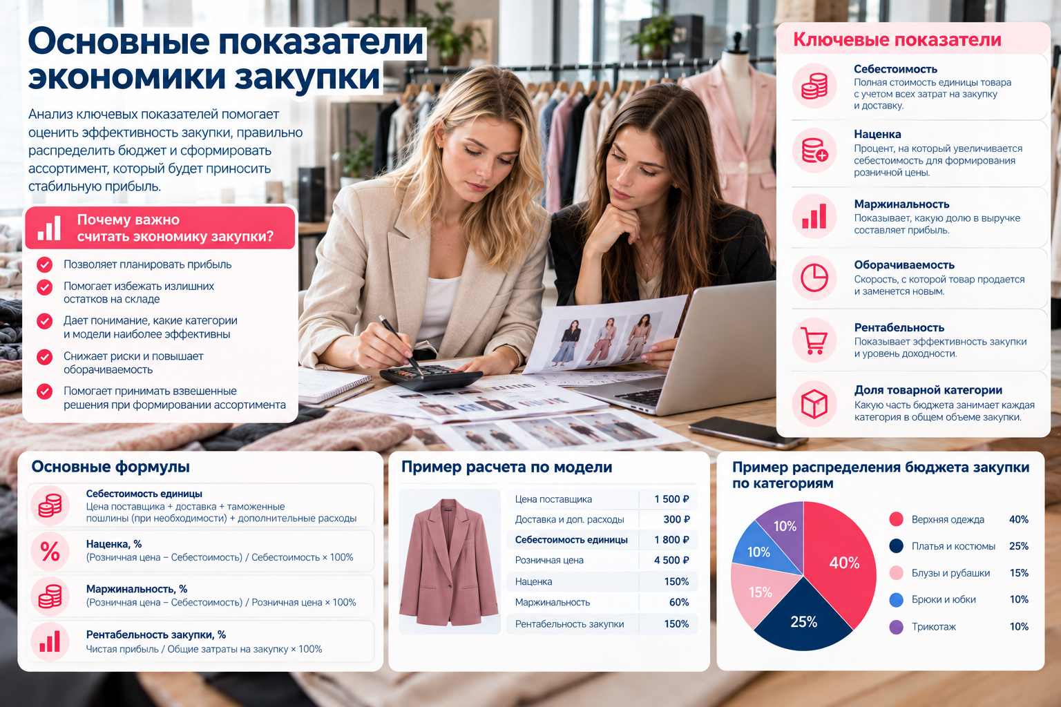 Основные показатели экономики закупки