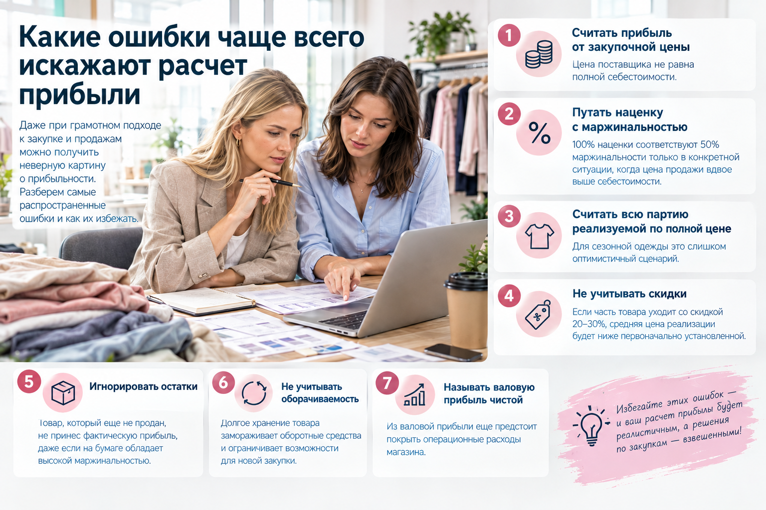 Какие ошибки чаще всего искажают расчет прибыли