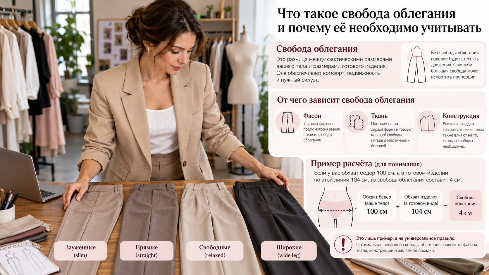 Что такое свобода облегания и почему её необходимо учитывать