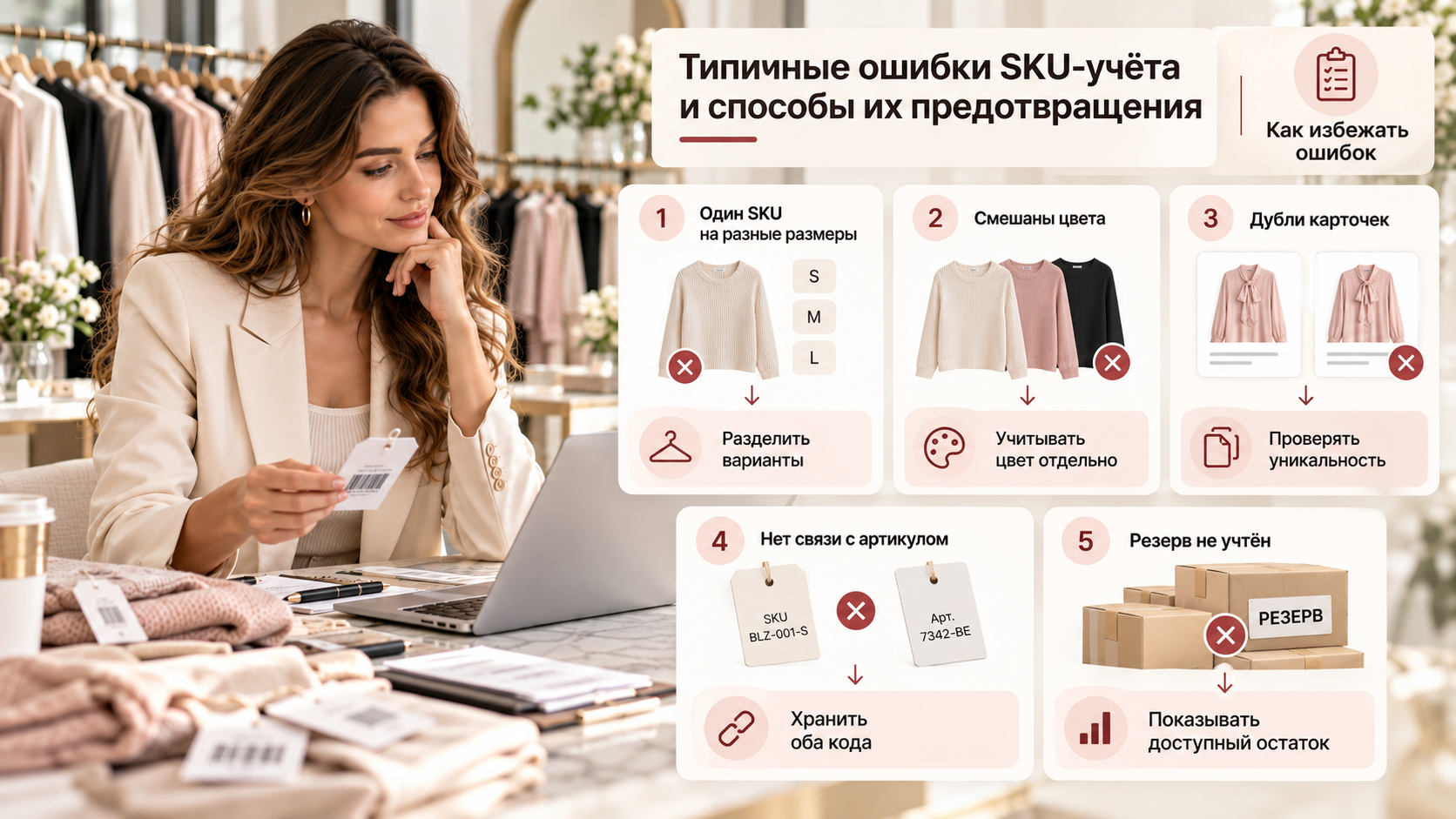 Типичные ошибки SKU-учёта и способы их предотвращения